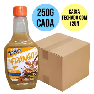 12 Molho Para Ração Cachorro Caixa Fechada Sabor Frango Ipet Tasty