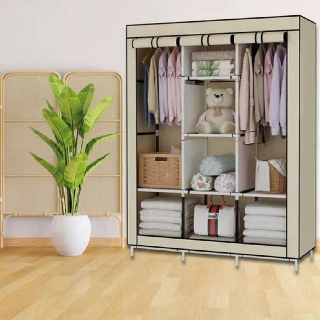 Guarda Roupa Dobrável Grande Armário Organizador De Roupa