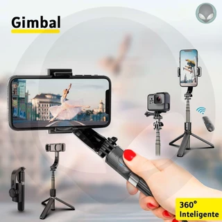Estabilizador Smartphone Celular Gimbal Bluetooth L08 Tripé Fotos Vídeos Remoto Equilíbrio Estável