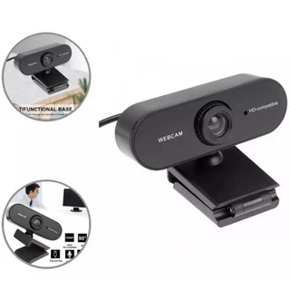 Webcam Full Hd Com Microfone Integrado Visão 360° 1080P