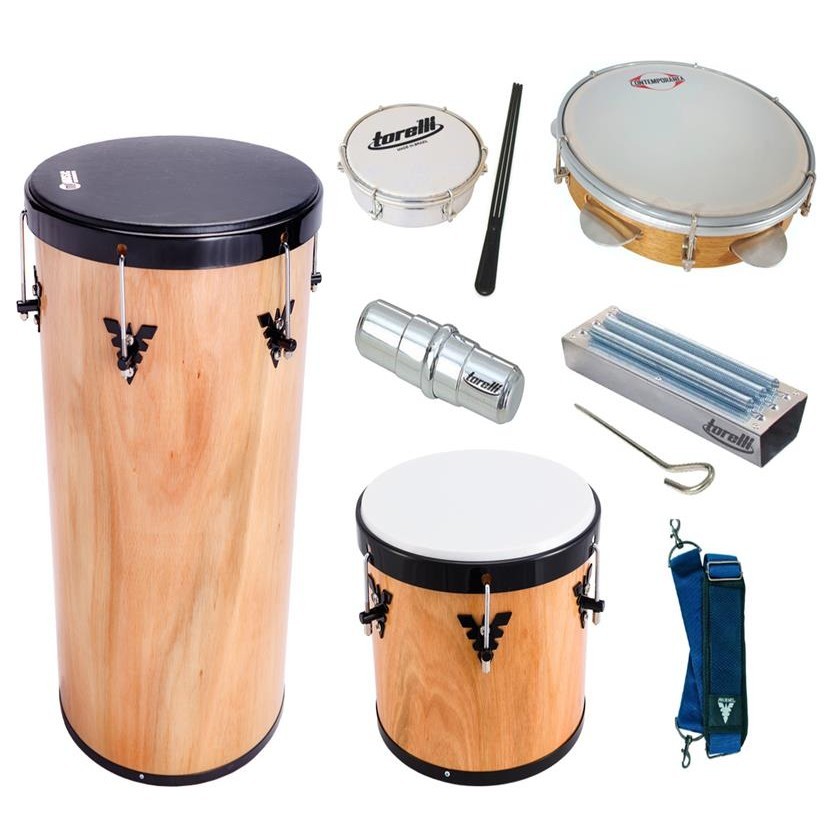 Kit Samba Repique Phx Pandeiro Contemporânea Reco Tamborim | Shopee Brasil