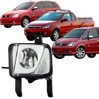 Farol Milha Corsa Montana Meriva 2003 A 2011 Lente Lisa Motorista