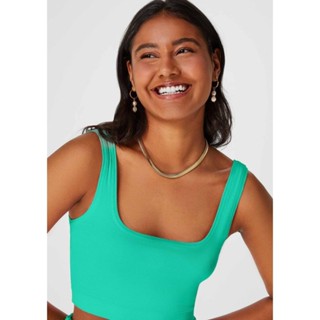 Regata Feminina Cropped Canelada Hering