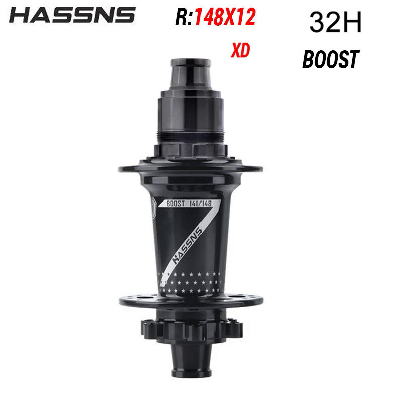HASSNS PRO7 Bicicleta Hub BOOST12x148mm 15x110mm 4 Rolamentos