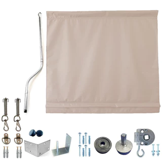 Toldo Retratil De 1,41 Larg X 2,15 Alt Sem tubos