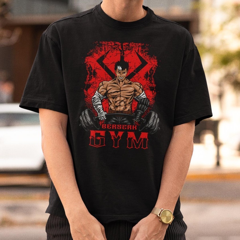 Camiseta Treino Guts Gym Musculação Anime Berserk Academia