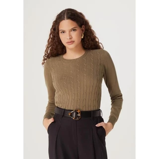 Blusão Básico Feminino Em Tricô Texturizado Hering