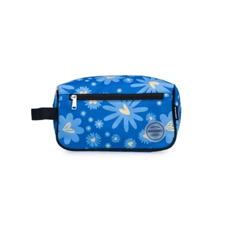 Necessaire Feminina Margaridas Azul