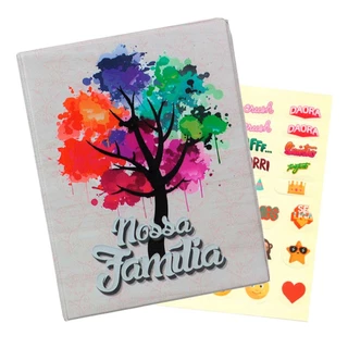 Álbum de Fotos 10x15 500 Fotos Nossa Família + ADESIVO em Oferta na Shopee