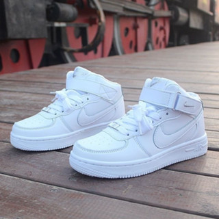 Nike air force branco cano store alto masculino