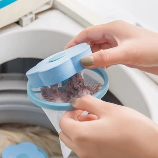 2 UNIDADES Coletor De Pelos Lavadora Flutuante Saco De filtro para Máquina Maquina de Lavar