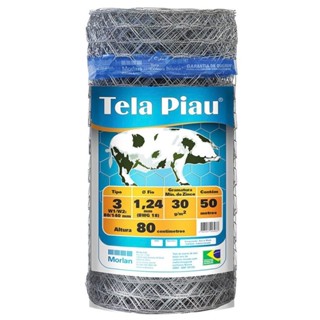 Tela Hexagonal Mangueirão Piau 3 Pol. x BWG18 x 0,80M 50M