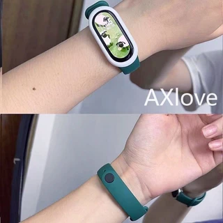 Estojo + Pulseira Para Xiaomi Mi Band 8 NFC Esportiva De Silicone De Reposição Smart Watch Xiao