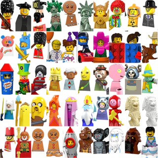 Minifiguras Colecionáveis Série Blocos De Construção De Figuras De Anime De Cartoon