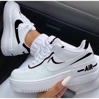 Tenis branco nike hot sale air force feminino