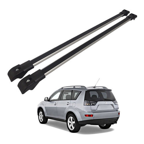 Rack De Teto Da Outlander 2007 2008 2009 Transversal Slim | Shopee Brasil