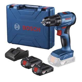 Parafusadeira 18V com 2 Baterias e Carregador BOSCH