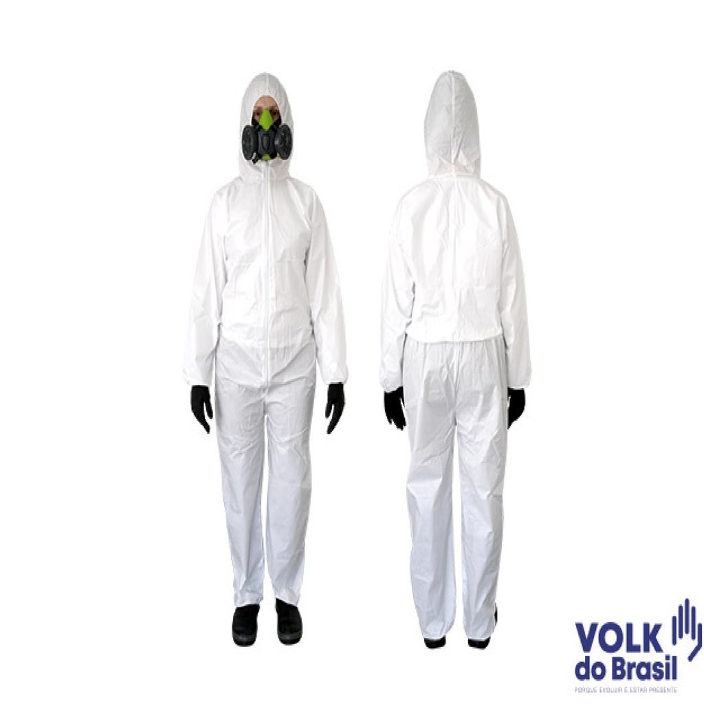 Macacao Tnt Volk Seguranca Covertech 100 CA 39183 | Shopee Brasil