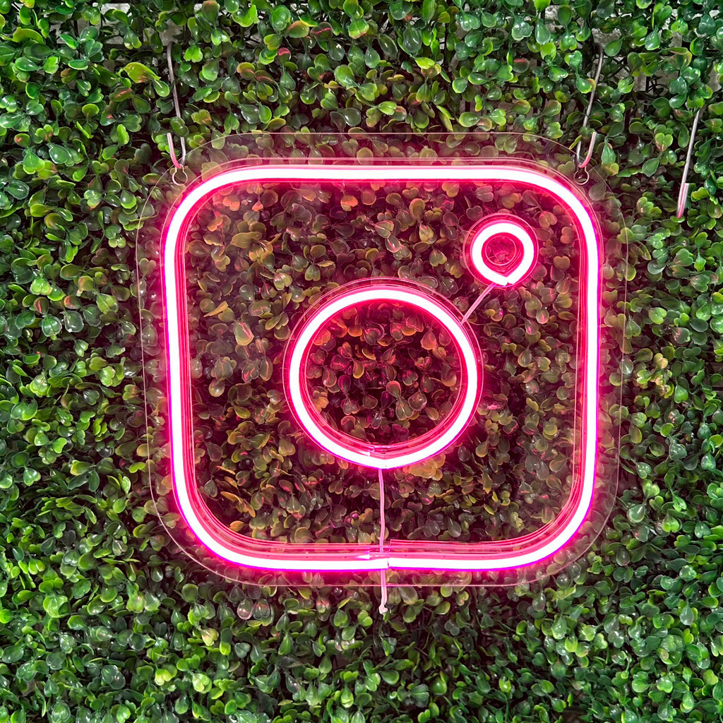 Painel Neon Led Instagram instagramavel decoração blogueira | Shopee Brasil