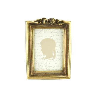 MARCADOR DE LUGAR RESINA DOURADO - ROYAL DECOR