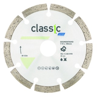Disco diamantado refrigerado segmentado para concreto 110 mm - CLASSIC - Norton