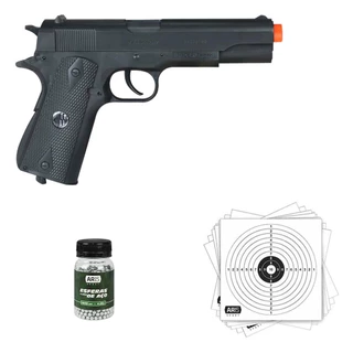 Pistola Wingun Rossi Co2 Commander + Esferas de Aço 4.5mm