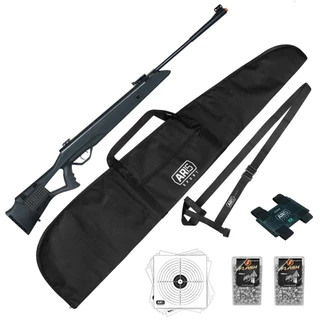 Espingarda Pressão SAG R1000 5.5 Gás Ram 60kg +Alvos e Capa