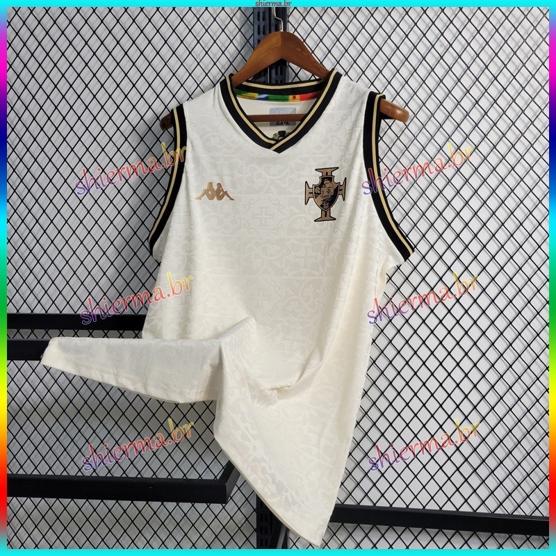 Vasco Futebol Bege 2022 Tempo Regata Camisa T5J2