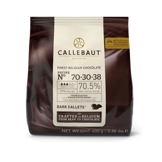 Chocolate Gotas Amargo 70.5% Cacau 400 gr Callebaut