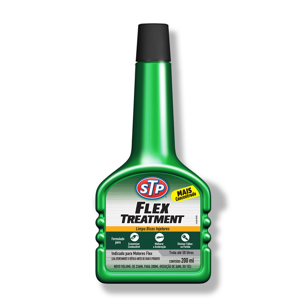 Aditivo Limpa Bico Injetor Motor FLEX TREATMENT 200ml STP 1 unidade