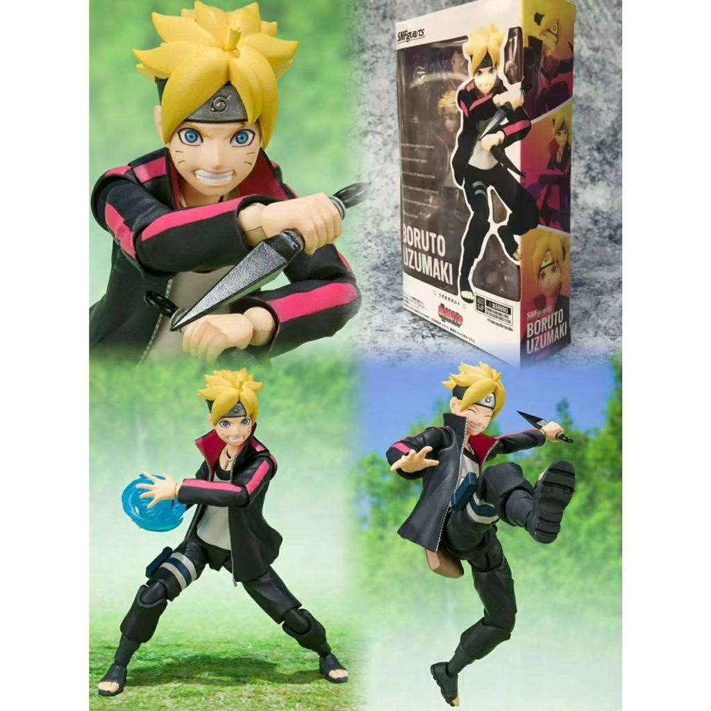 Boruto Uzumaki Articulado + Acessorios 15 cm Boneco Naruto
