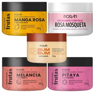 Esfoliante Corpo e Rosto Poran