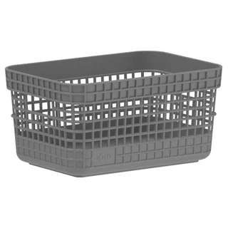 Cesto 2,5L Organizador Multiuso OU Grid Cinza
