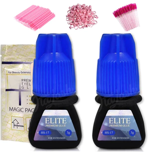 Kit 2 Adesivo Cola Premium Elite HS-17 3g Extensão De Cilios Cola Elite Cola De Cilios