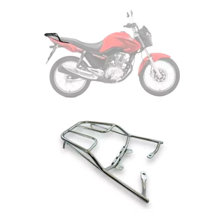 Bagageiro Para Moto Pro Tork BA-113HC Sansão Titan/Fan Cromado