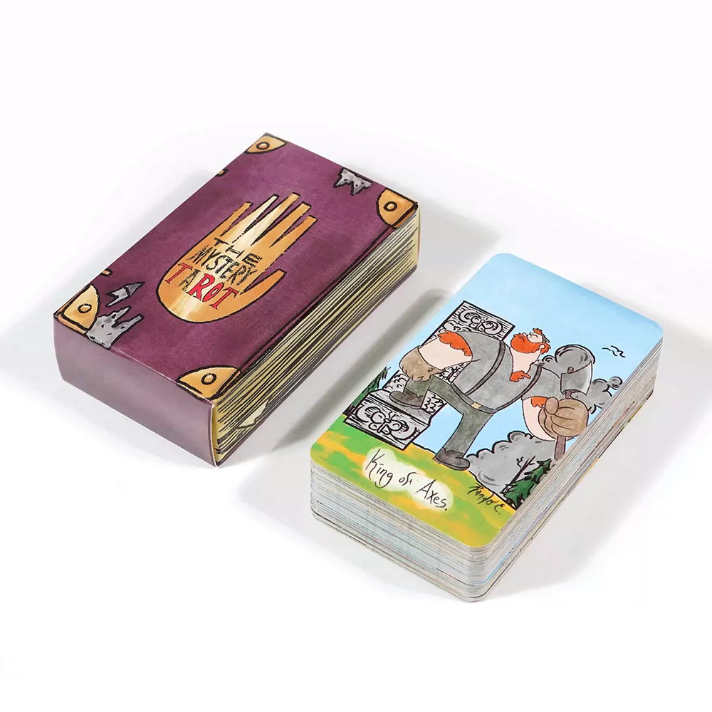 The Mystery Tarot Card Deck Gravity Falls Inspired 78 Card Deck