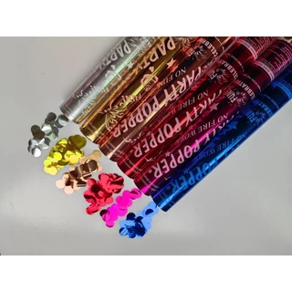 Lança Confete Metalizado Redondo Varias Cores 30cm