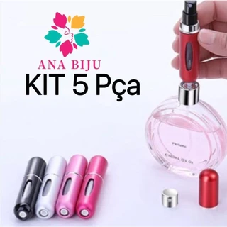 KIT 5 unidades Porta Perfume Recarregavel Portatil Spray 5ml-YOUYI em Oferta na Shopee