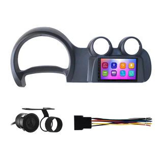 Kit Multimídia 7 Pol Uno Vivace 2010 2011 A 2014 Fiorino 2015 Em Diante Espelhamento Android Ios 2 Din Cinza Camera Ré
