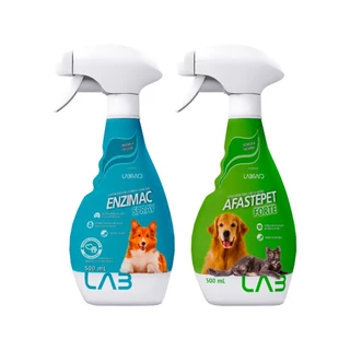 EnziMac Spray 500ml + Afastepet Forte 500ml - Labgard