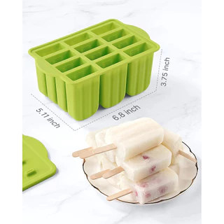 Moldes Para Sorvete De Verão Com Picolés De Madeira Silicone Acessórios De Cozinha Quench Thirst Snacks for Children
