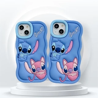 Capinha iphone 11/12/13/14/15 Pro max Capa De Moda Silicone Macia capinha anti impacto 3D soft Stitch À Prova De Choque Anti-Queda
