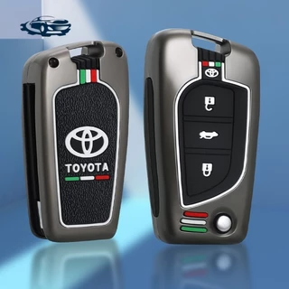 Chave remota liga de zinco Toyota Corolla Altis Auris Aygo Yaris Camry RAV4 Verso TC IM Cover Acessórios 2024
