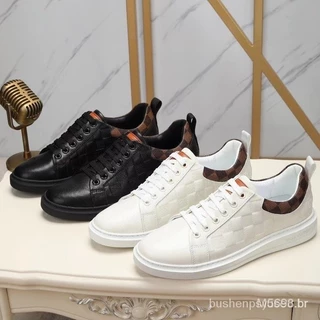 LV sapatos de homem low-top casual sapatos masculinos IV7U