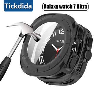 Para Samsung Galaxy Watch 7 Caixa Ultra 47mm + Capa Protetora De Tela De Vidro Temperado Com Tudo Incluído