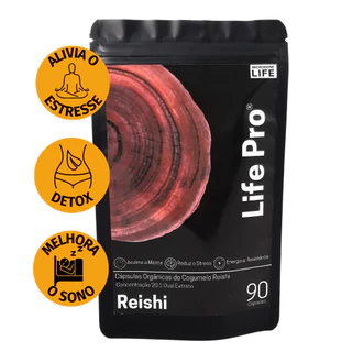Extrato Reishi - Equilíbrio Calma e Qualidade de Sono 90 caps MICRODOSE LIFE