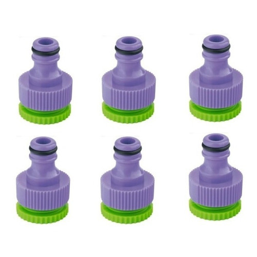 Kit 6 Adaptadores Bico Torneira P Engate Rápido Palisad