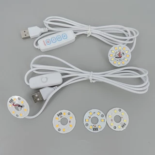 Branco Quente DC 5V 3W USB Luzes LED 2835 chip Única Cor Leitura Luz Da Noite Mesa Livro tablet Interruptor Lâmpada Cabo