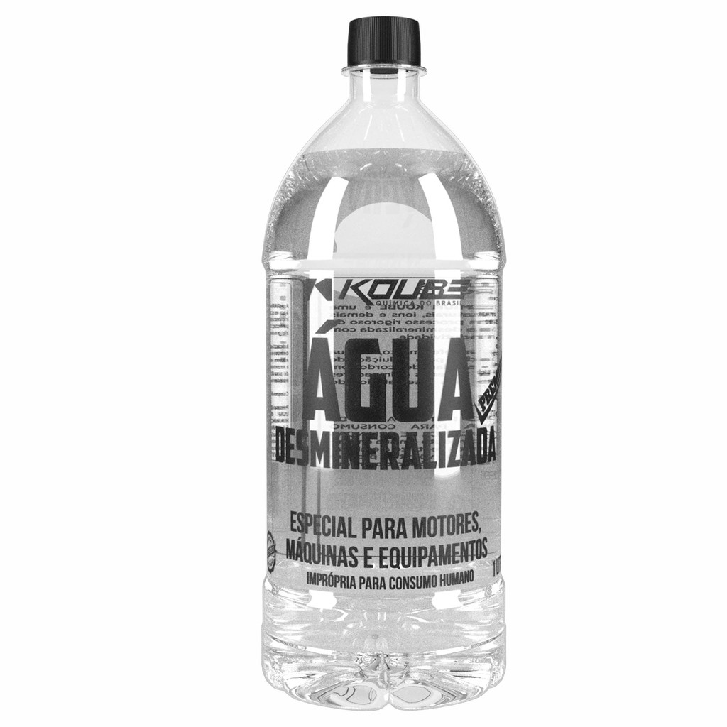 Água Desmineralizada 1Litro Zero Impurezas KOUBE
