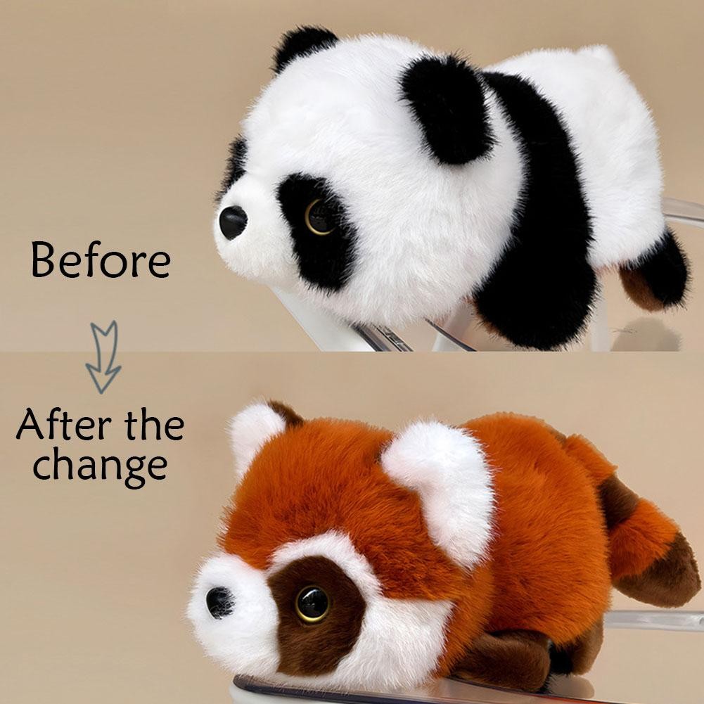 Flip Panda Brinquedo De Pelúcia Engraçado Transformação Simulação ...